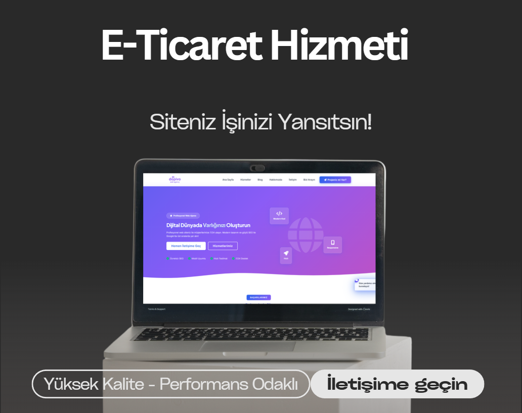E-Ticaret Sitesi